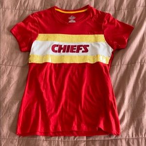 Kansas City chiefs v neck tee